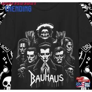 Bauhaus Wicked Unisex Gildan 5000 Tshirt Retro Goth Band Tee